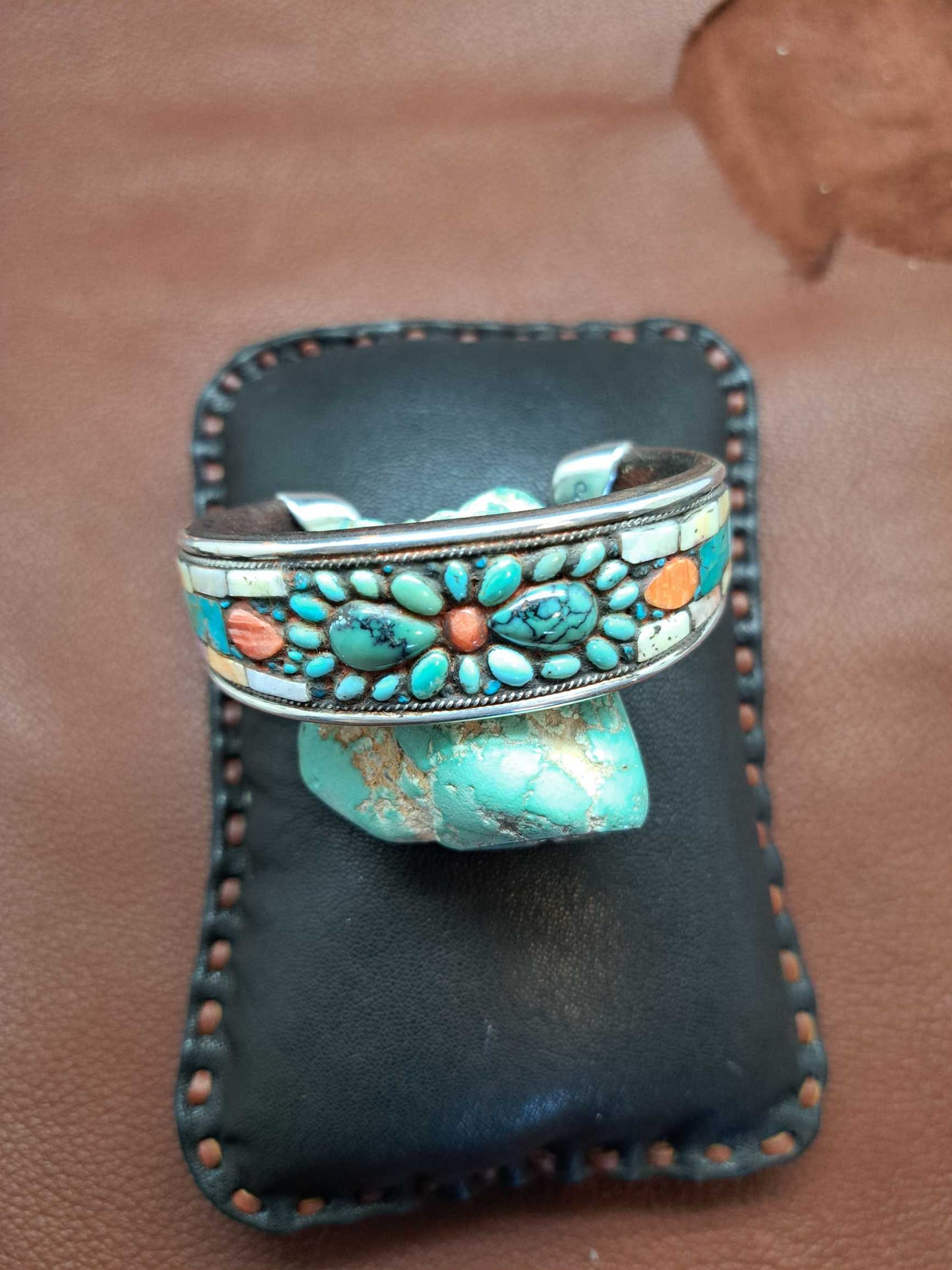Turquoise Inlay Cuff