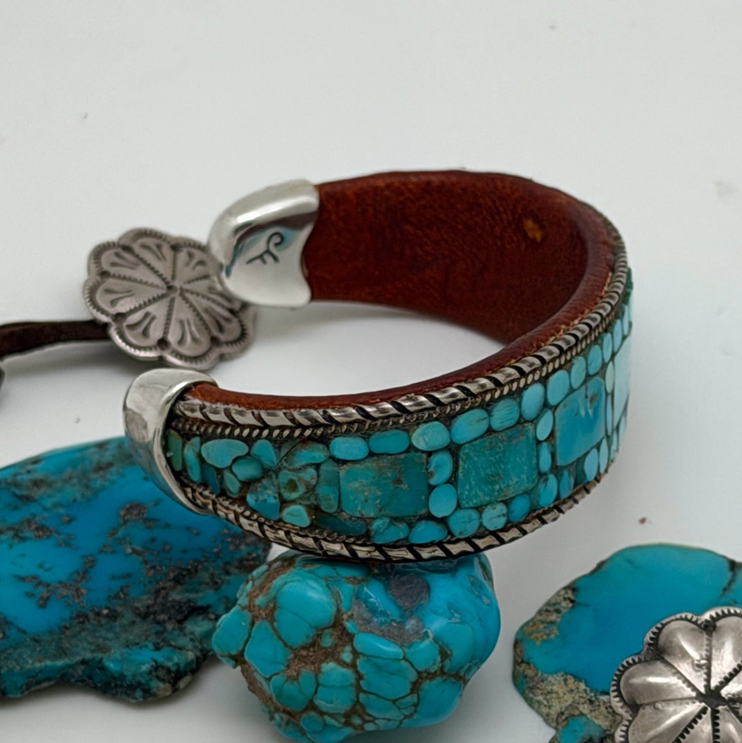 Turquoise Inlay Cuff
