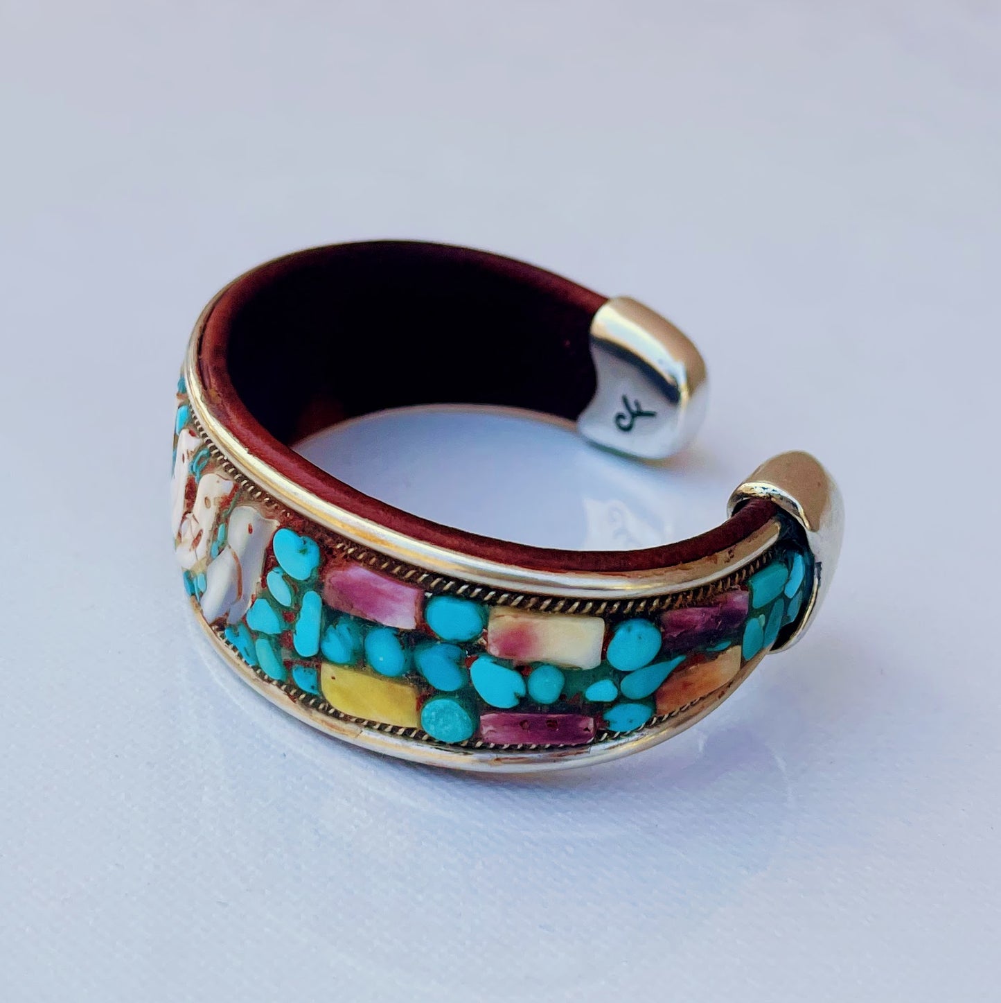 Turquoise & Spiny Oyster Inlay with Fetishes