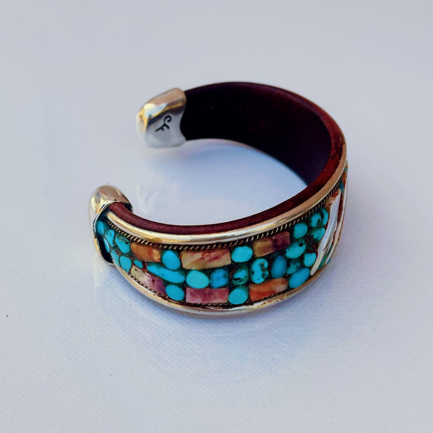 Turquoise & Spiny Oyster Inlay with Fetishes