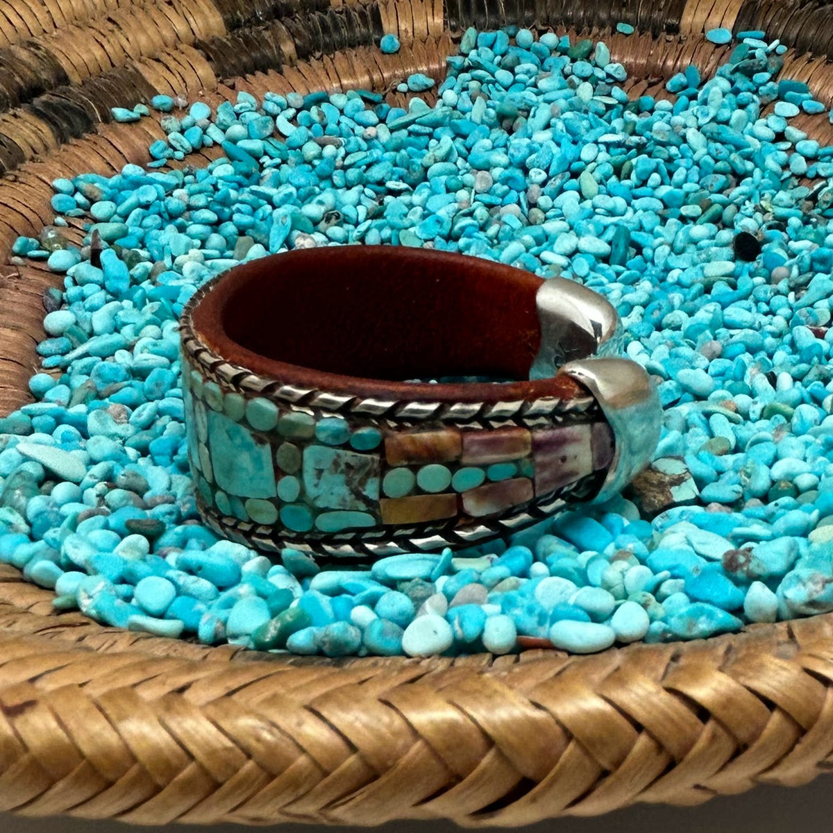 Turquoise Inlay Cuff