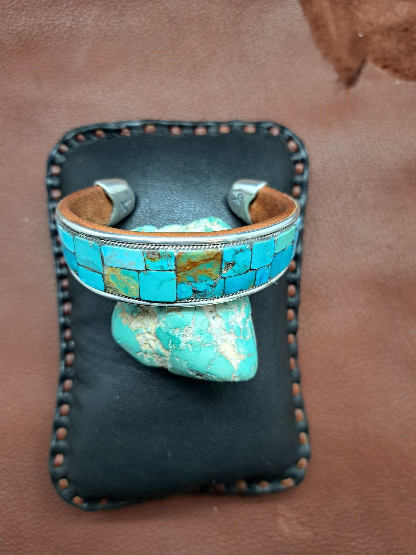 Turquoise Inlay Cuff