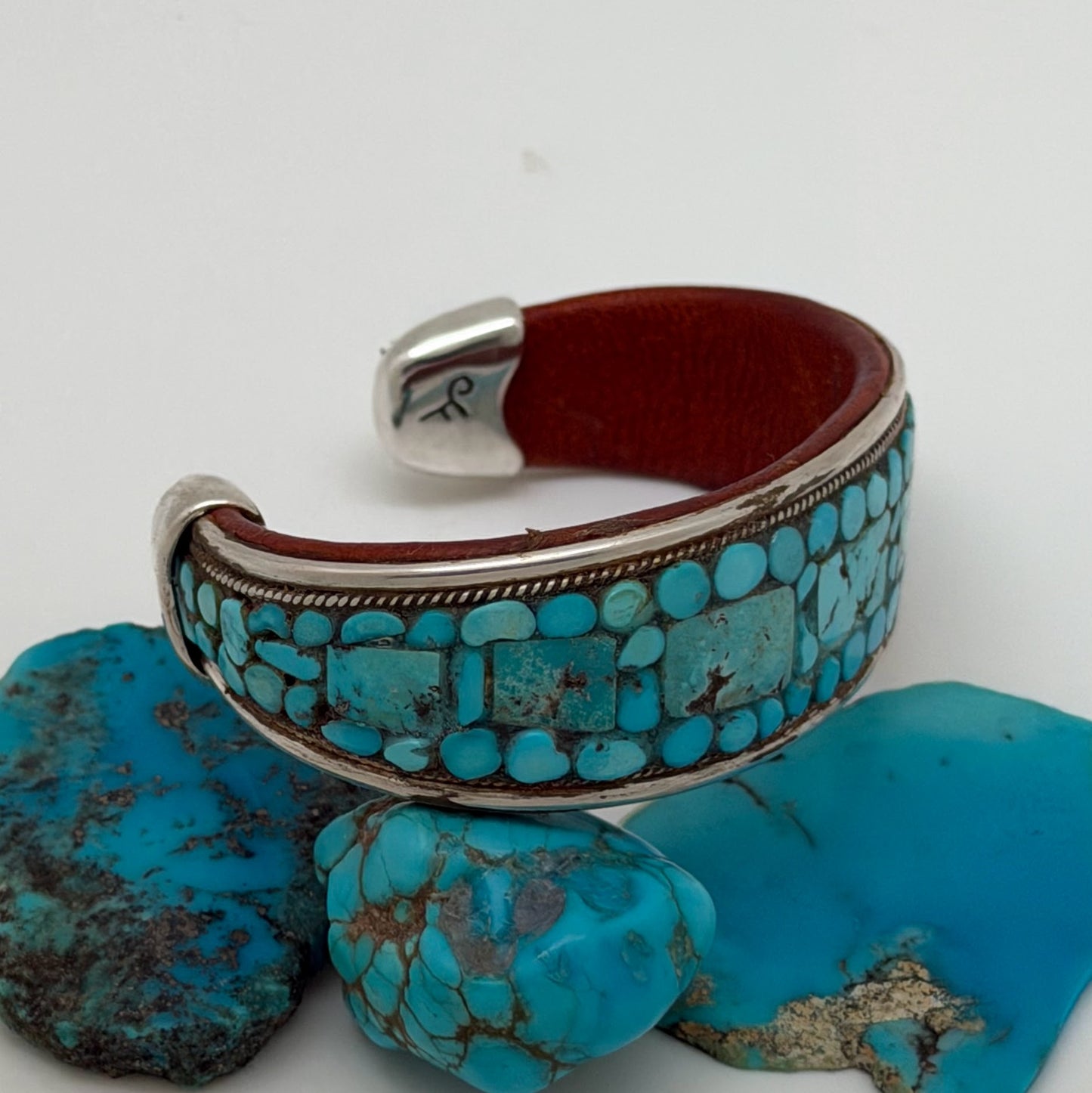 Turquoise Inlay Cuff