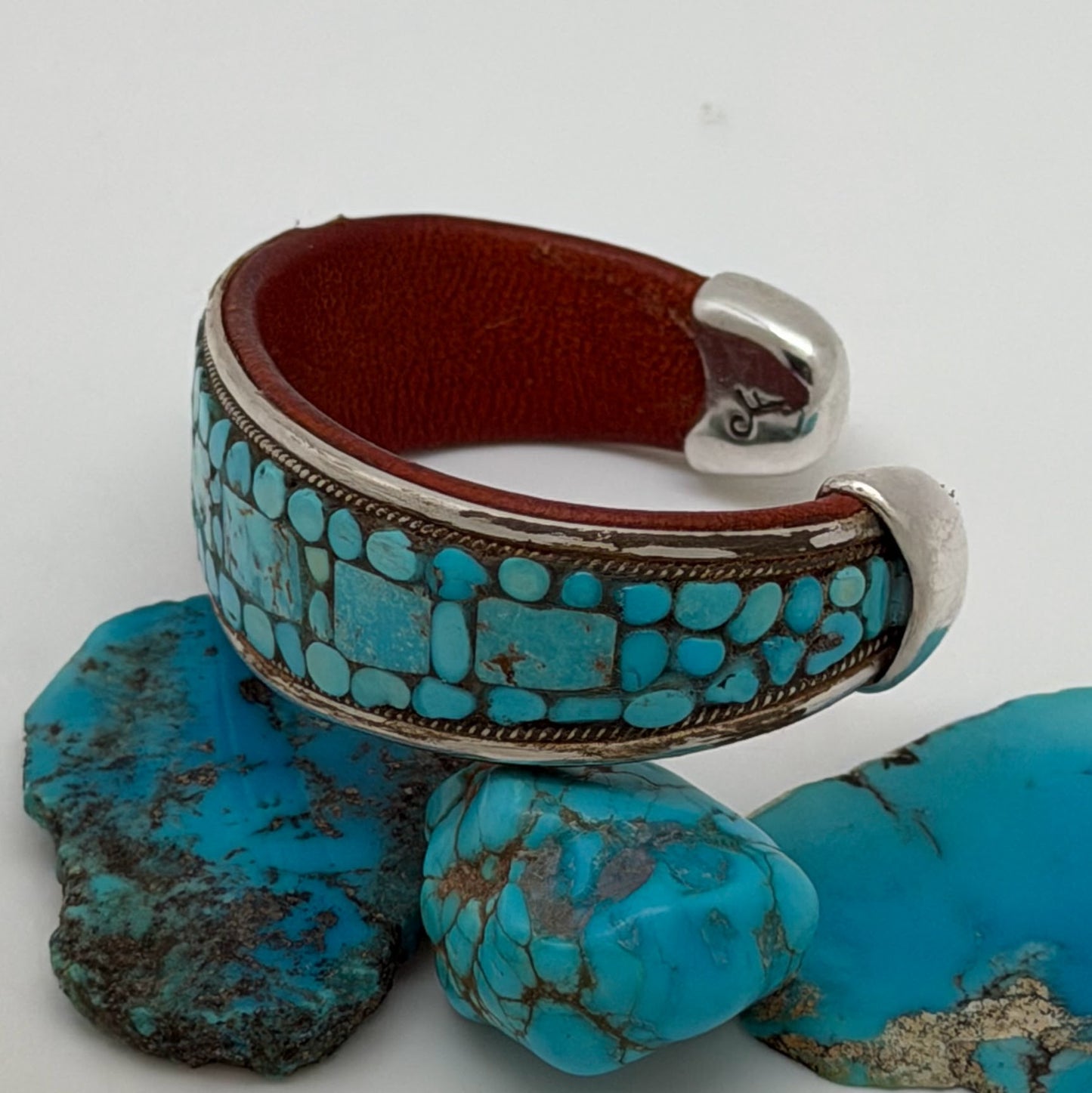 Turquoise Inlay Cuff