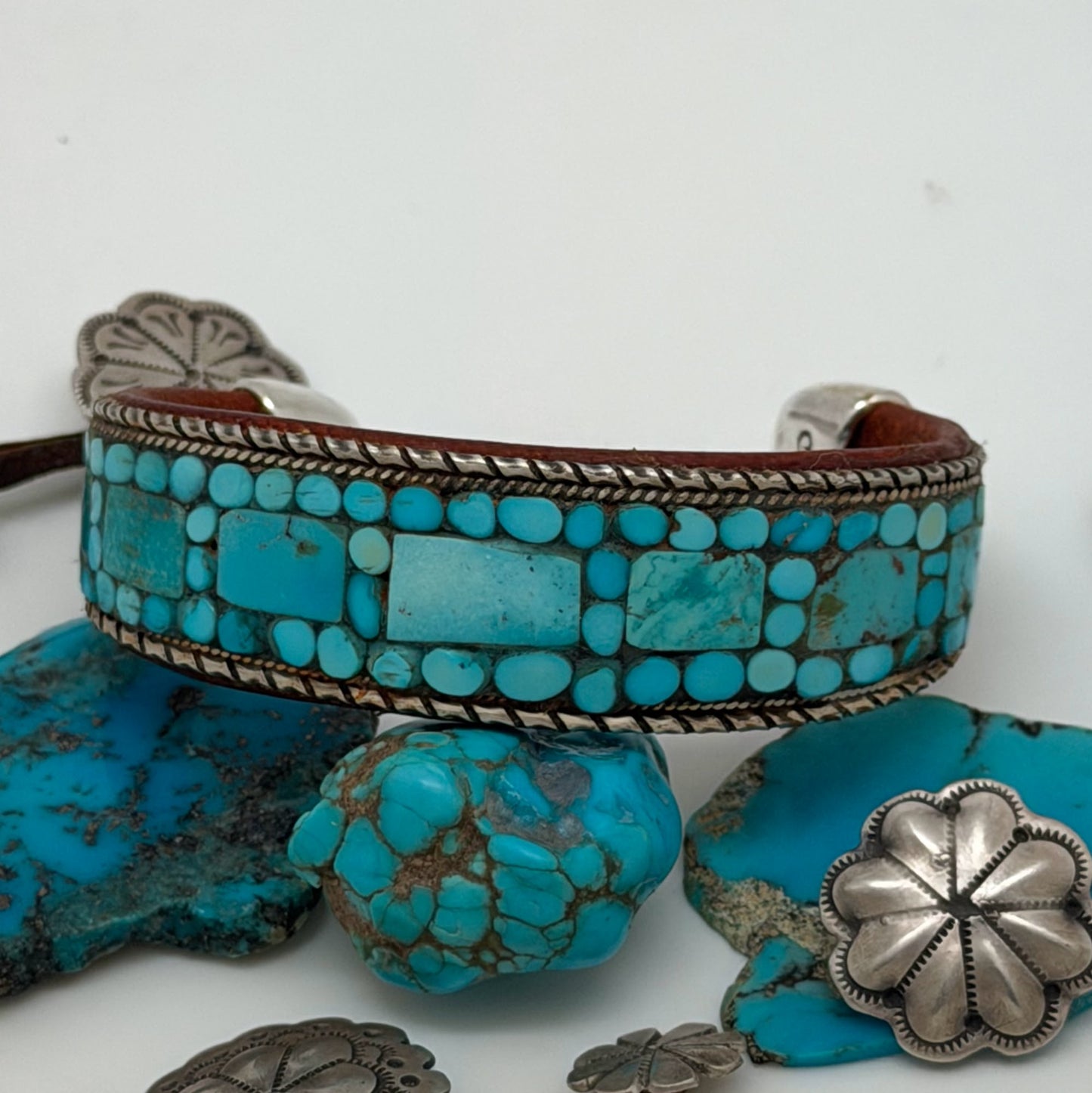Turquoise Inlay Cuff