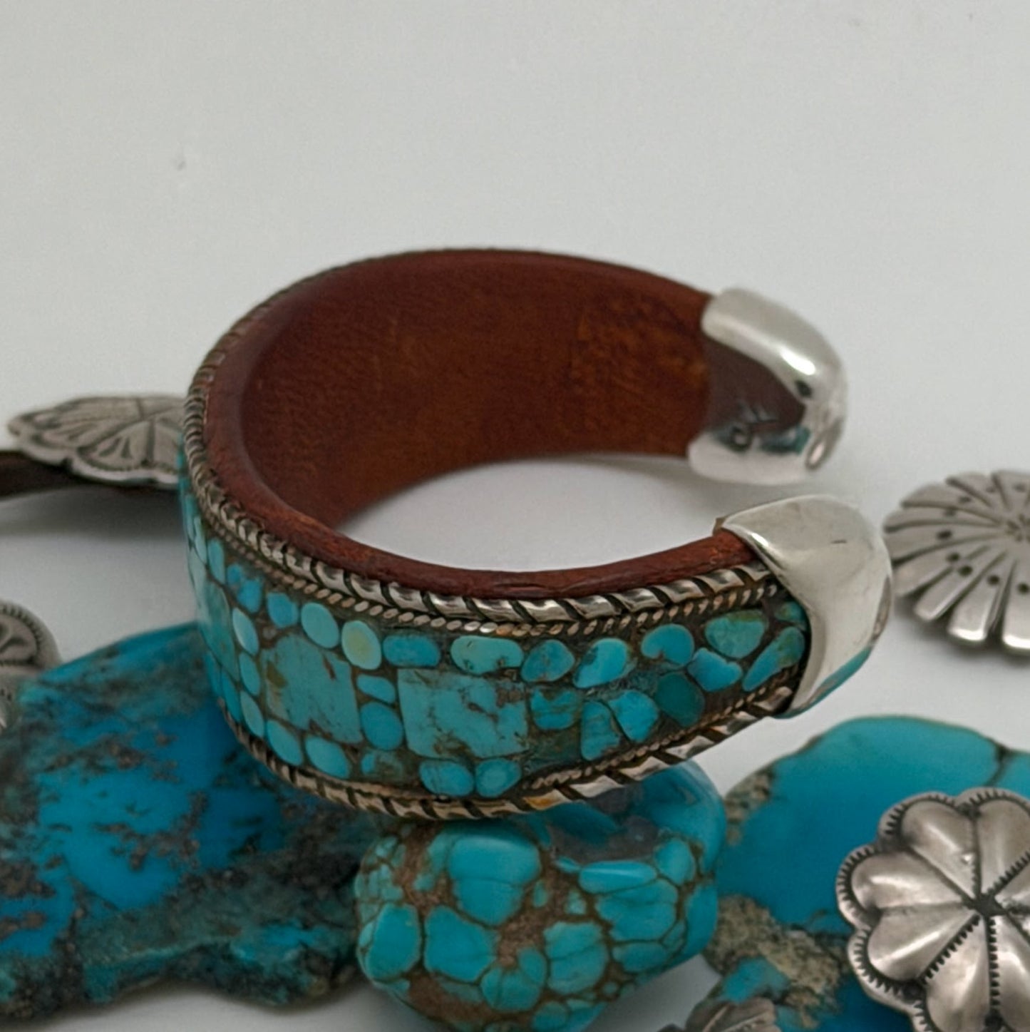 Turquoise Inlay Cuff