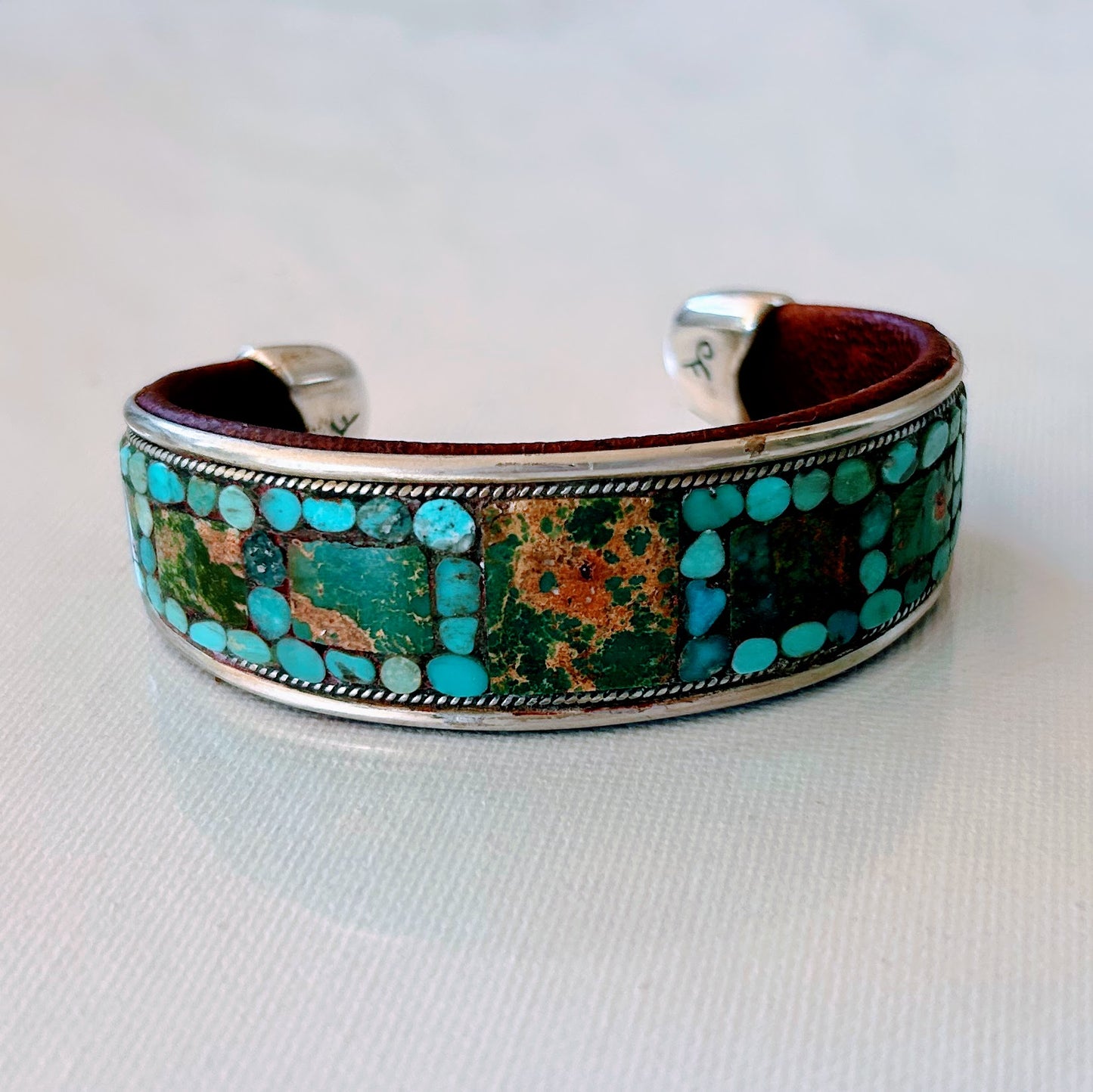 Turquoise Inlay Cuff