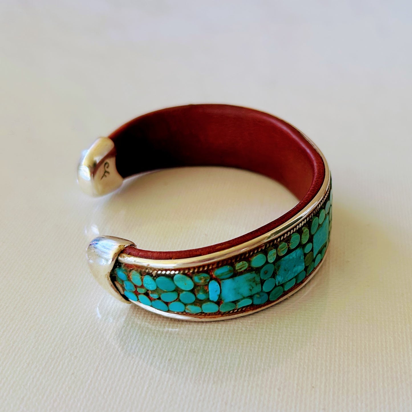 Turquoise Inlay Cuff