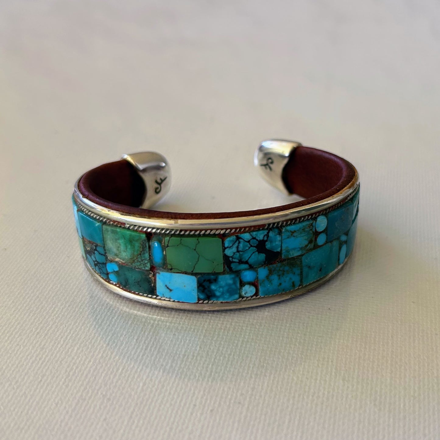 Turquoise Inlay Cuff