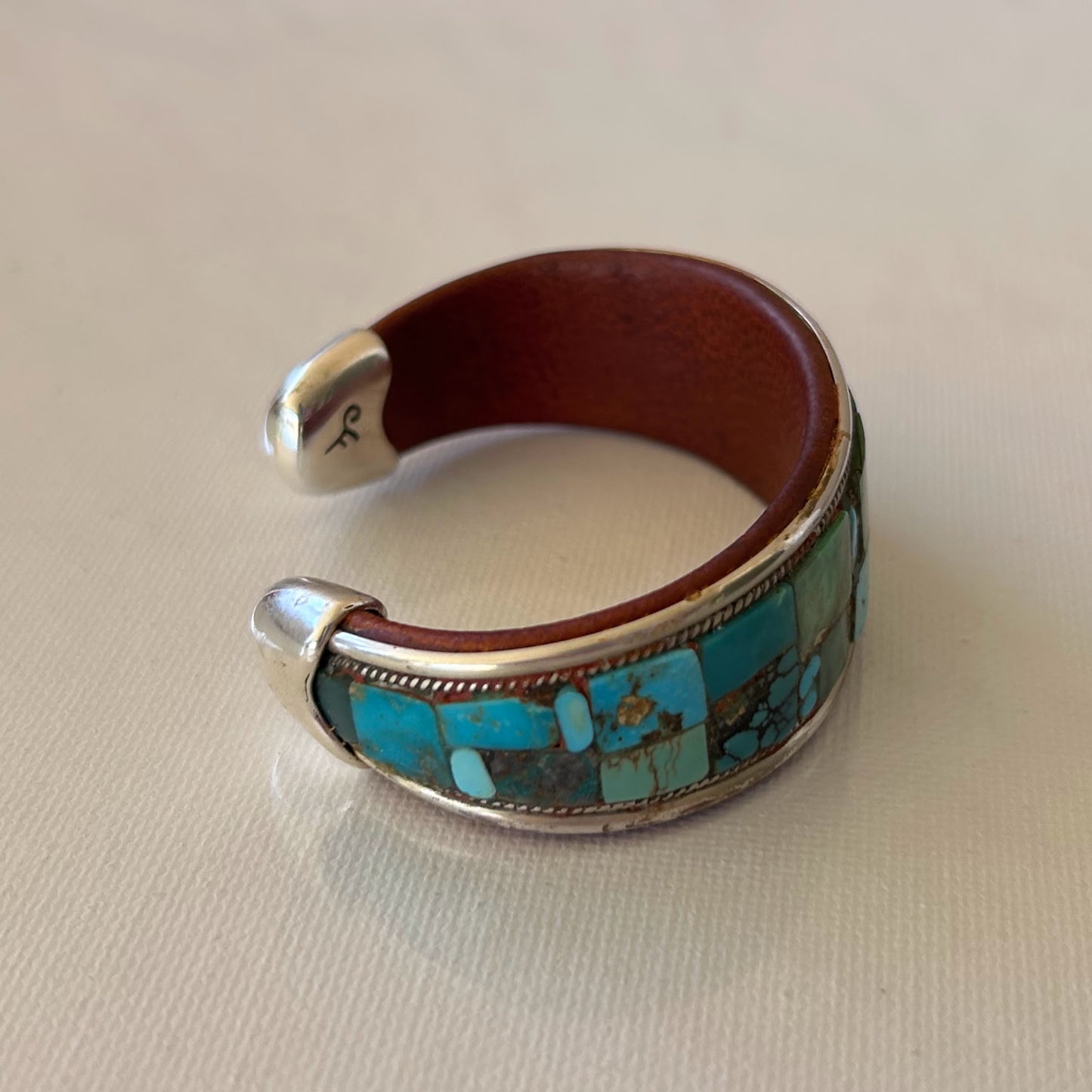 Turquoise Inlay Cuff