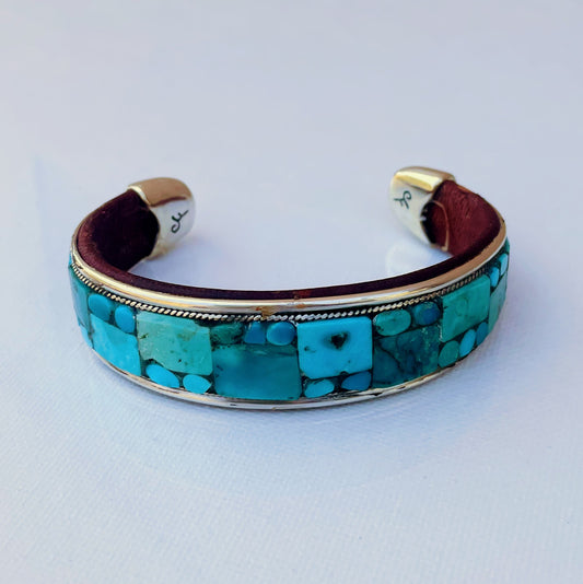 Turquoise Inlay Cuff