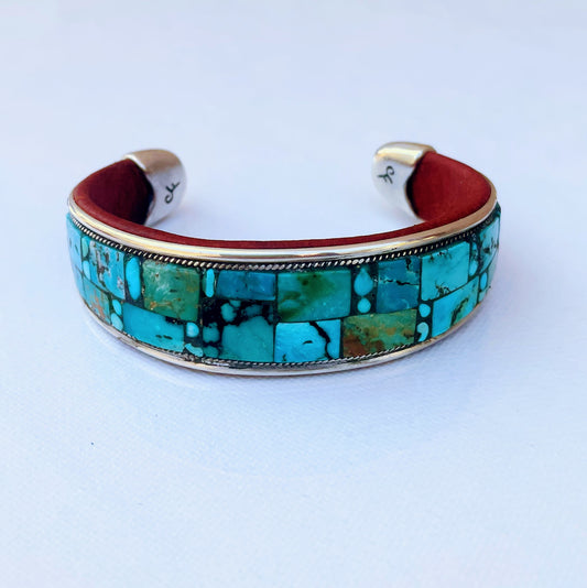 Turquoise Inlay Cuff