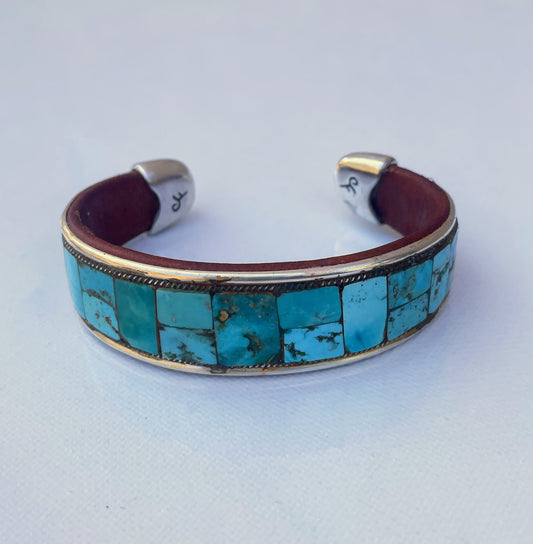 Turquoise Inlay Cuff