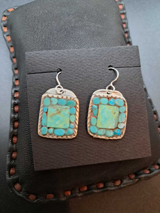 Turquoise Inlay Earrings