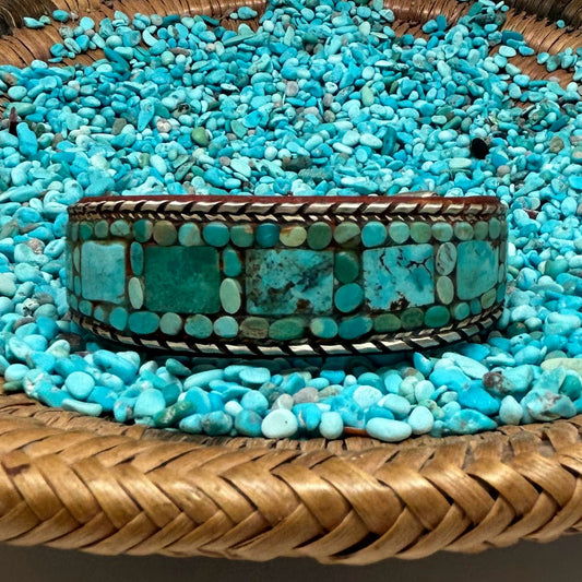 Turquoise Inlay Cuff
