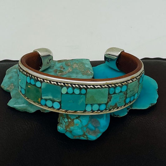 Turquoise Inlay Cuff