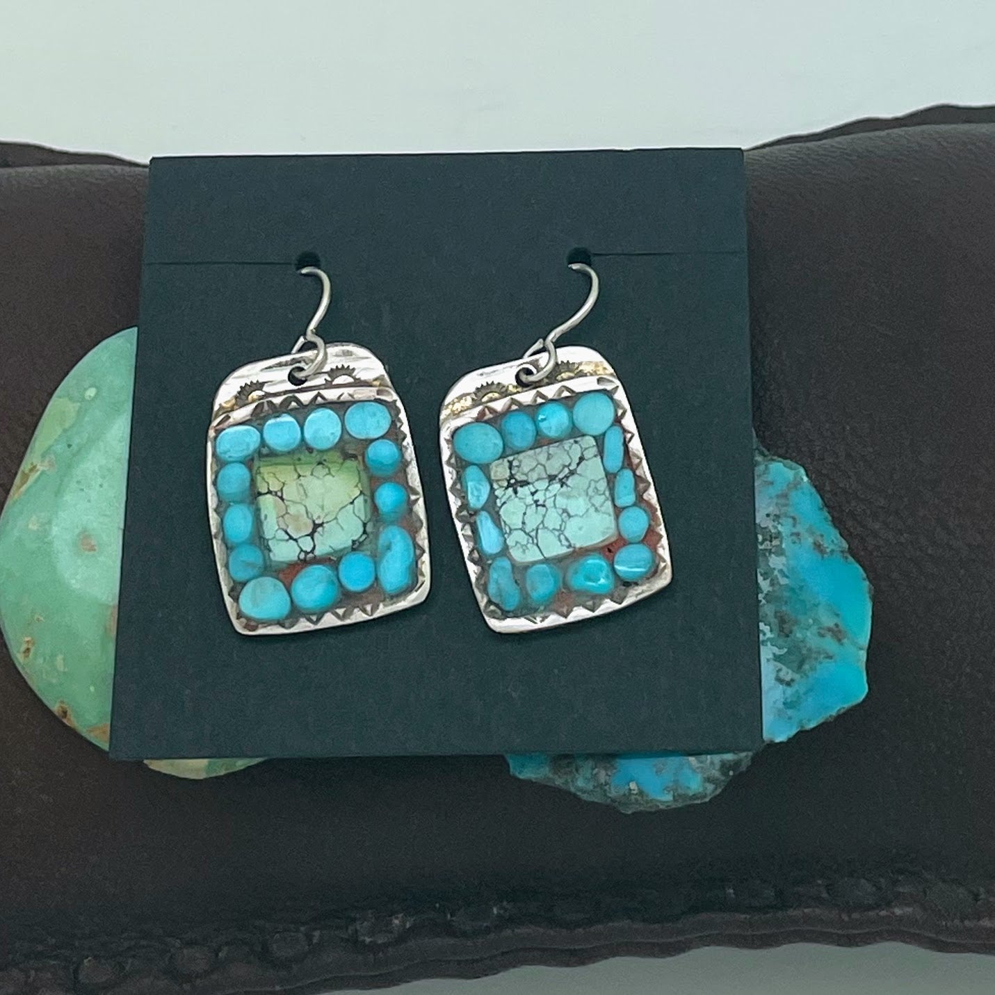 Turquoise Inlay Earrings