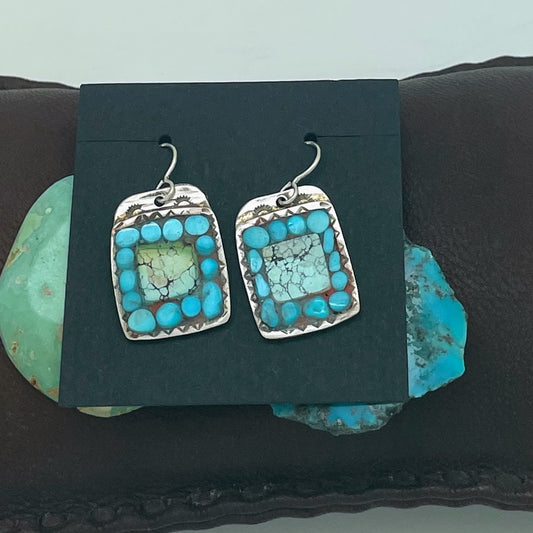 Turquoise Inlay Earrings
